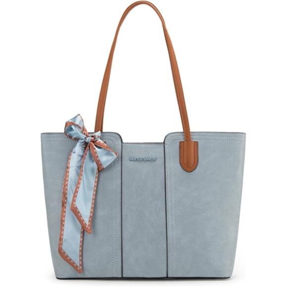 Womens Tote Bags Handbags Blue